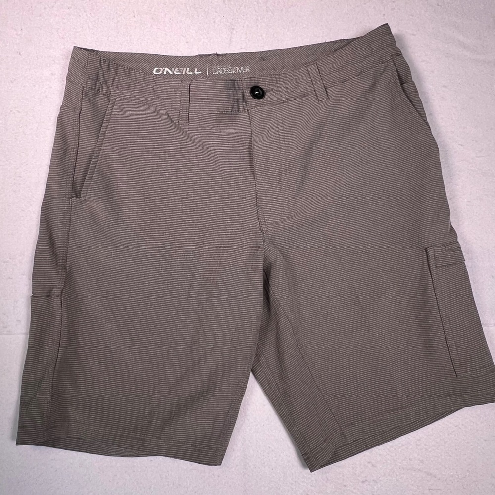 O'Neill Crossover Hybrid Shorts Mens 34 Grey Excellent